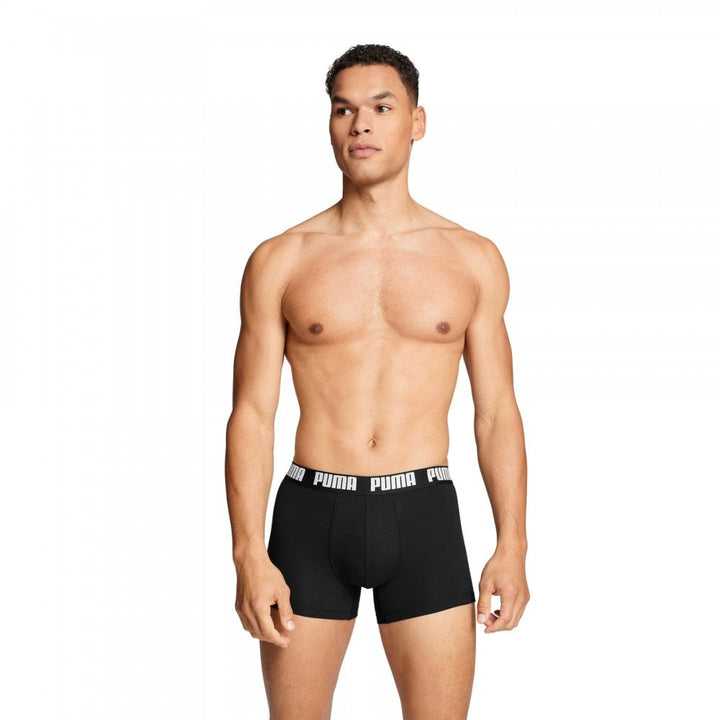 Puma Men Everyday Logo Print Boxers 2 Pack