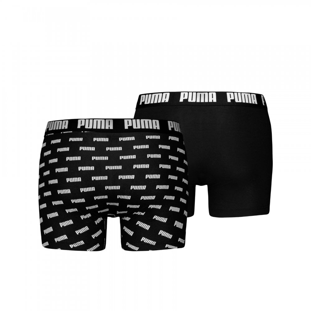 Puma Men Everyday Logo Print Boxers 2 Pack