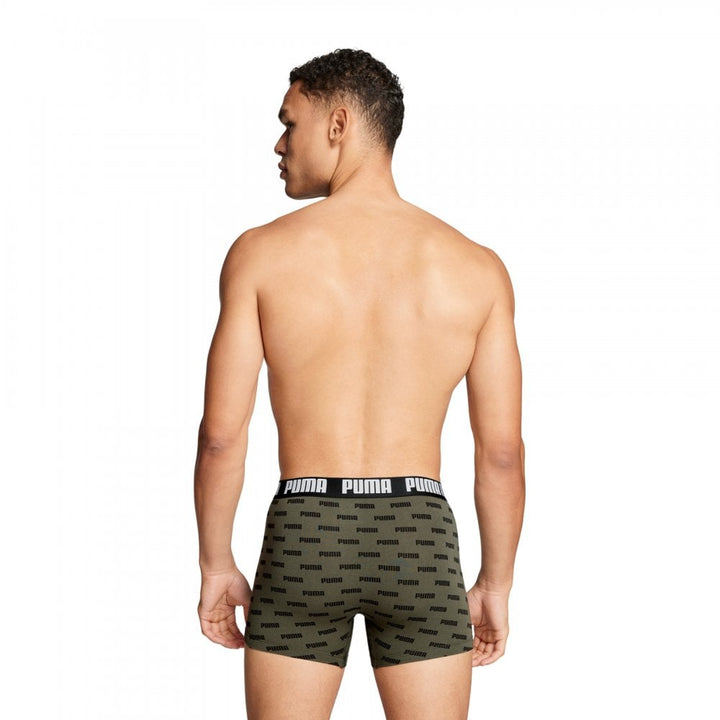 Puma Men Everyday Logo Print Boxers 2 Pack