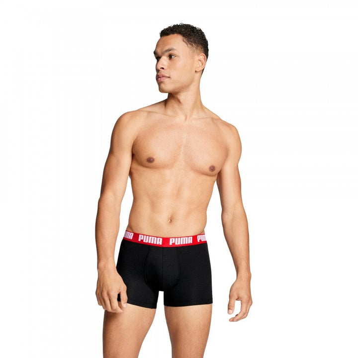 Puma Men Everyday Logo Print Boxers 2 Pack