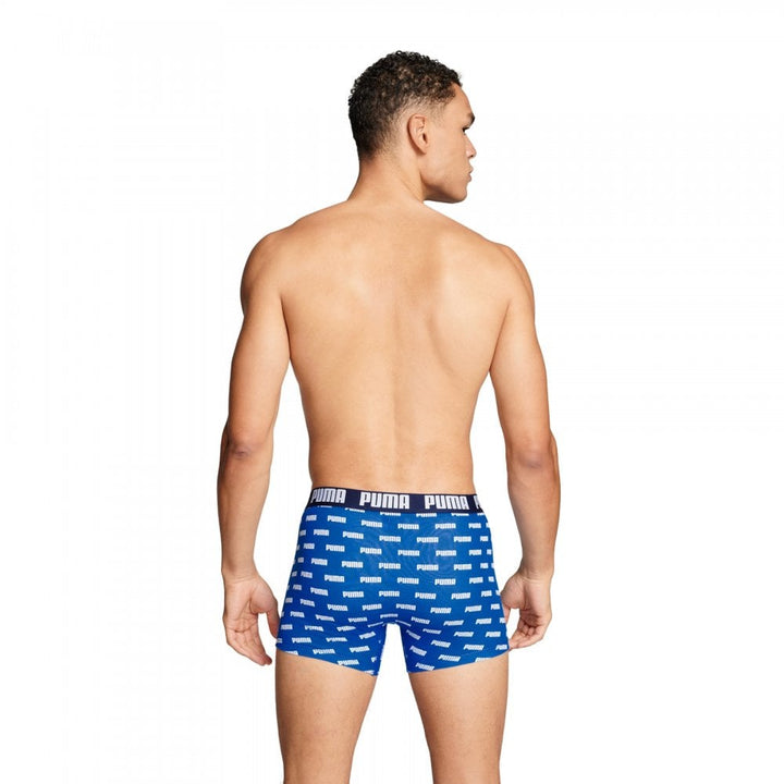 Puma Men Everyday Logo Print Boxers 2 Pack