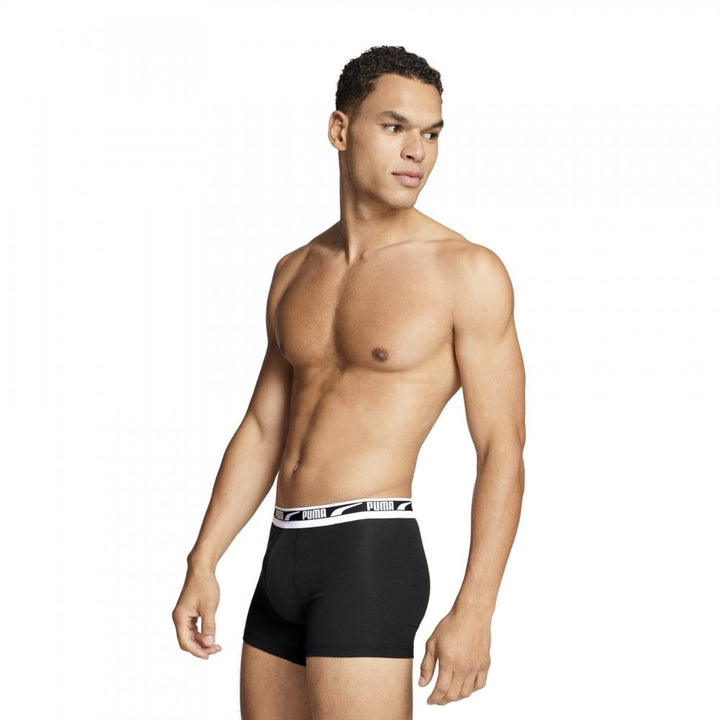 Puma Men Everyday Multi Logo Boxers 2 Pack