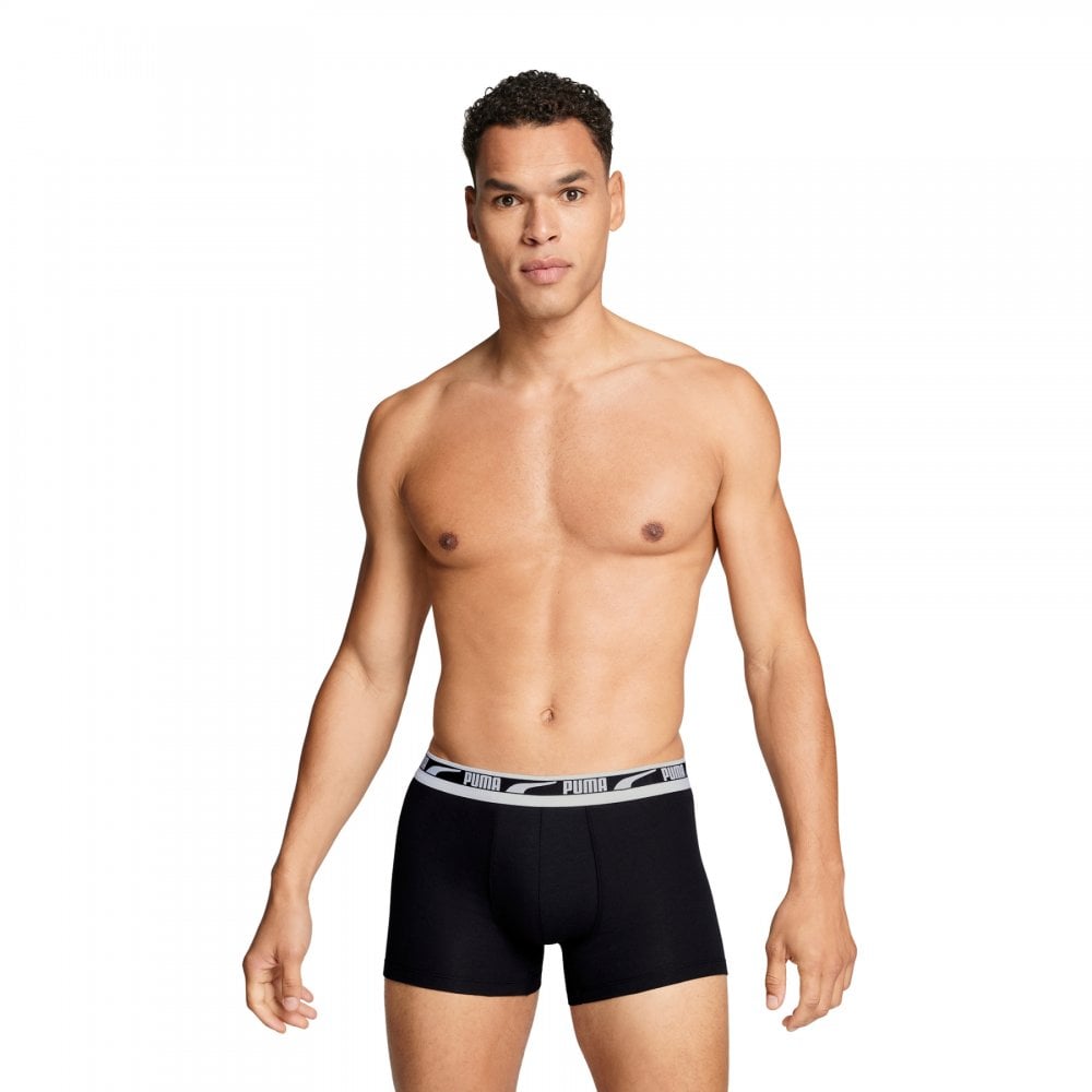 Puma Men Everyday Multi Logo Boxers 2 Pack