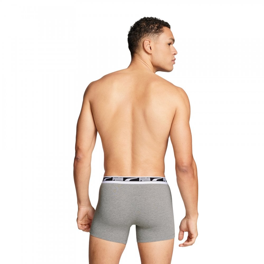 Puma Men Everyday Multi Logo Boxers 2 Pack