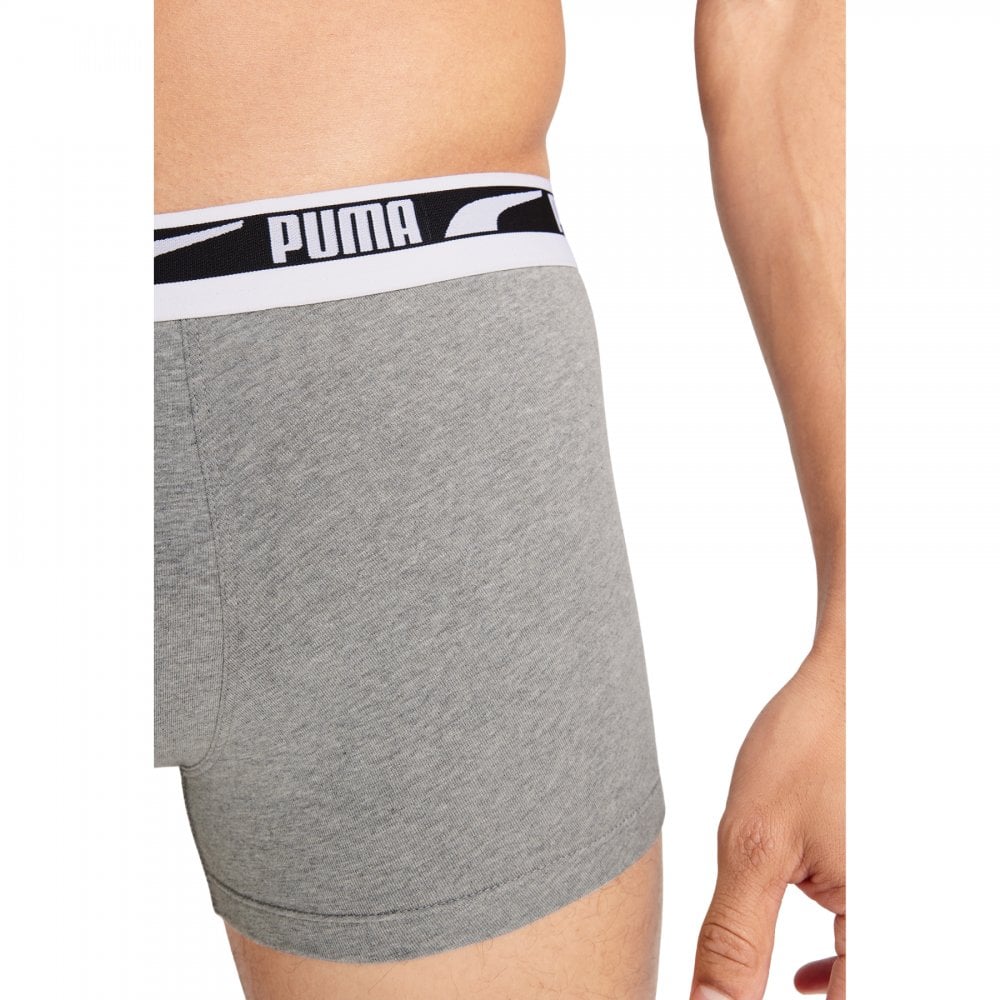 Puma Men Everyday Multi Logo Boxers 2 Pack