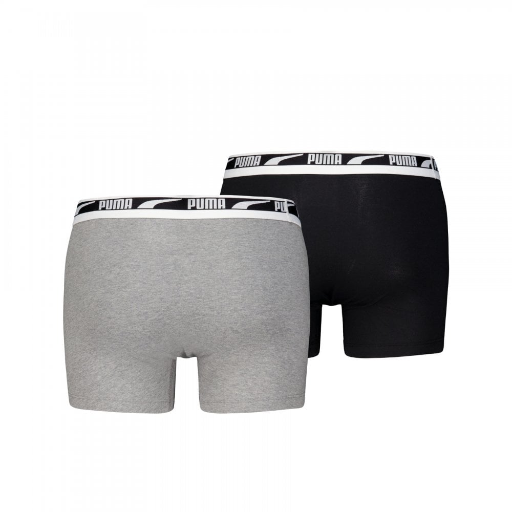 Puma Men Everyday Multi Logo Boxers 2 Pack