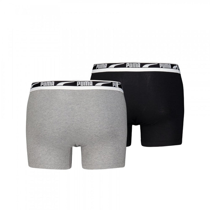 Puma Men Everyday Multi Logo Boxers 2 Pack