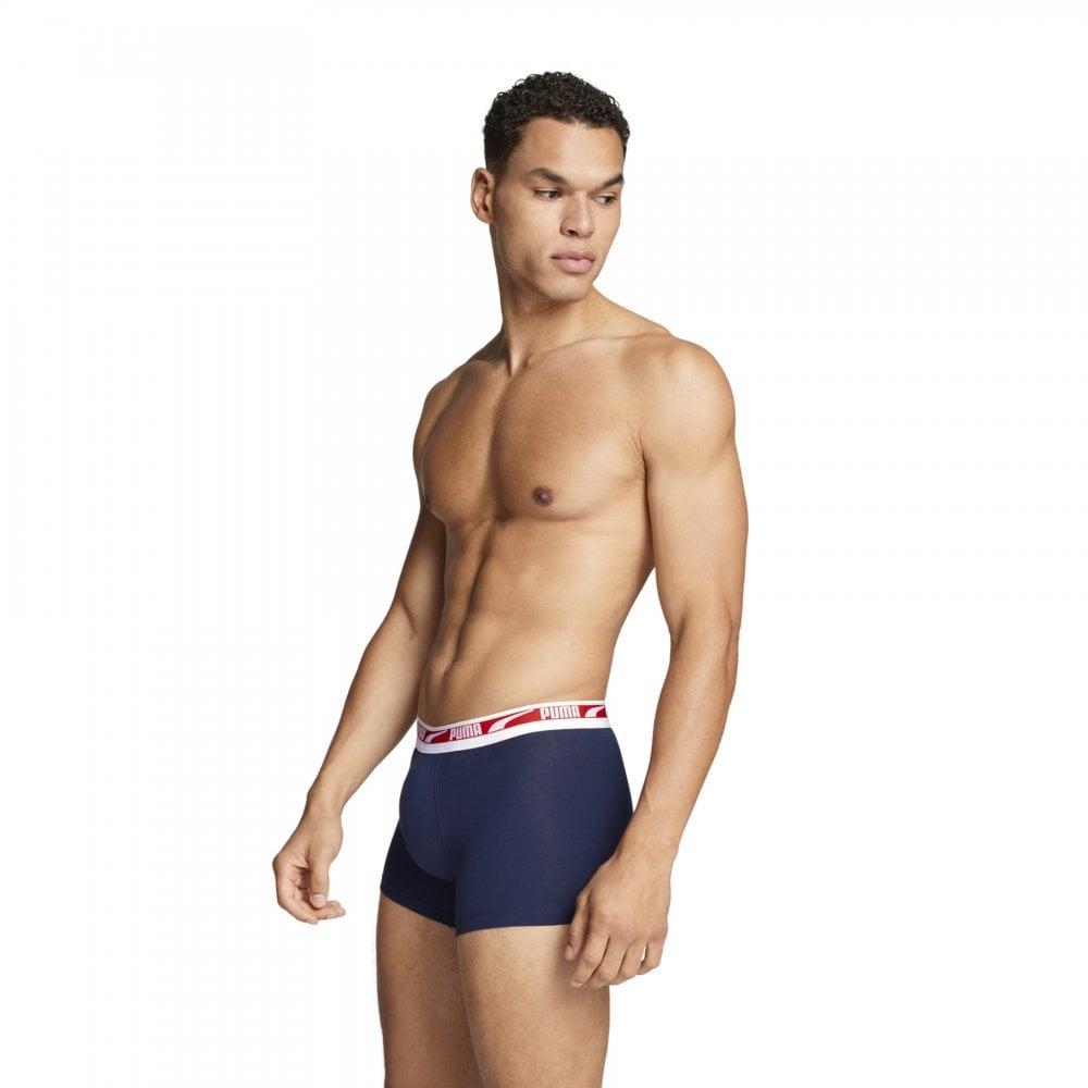 Puma Men Everyday Multi Logo Boxers 2 Pack