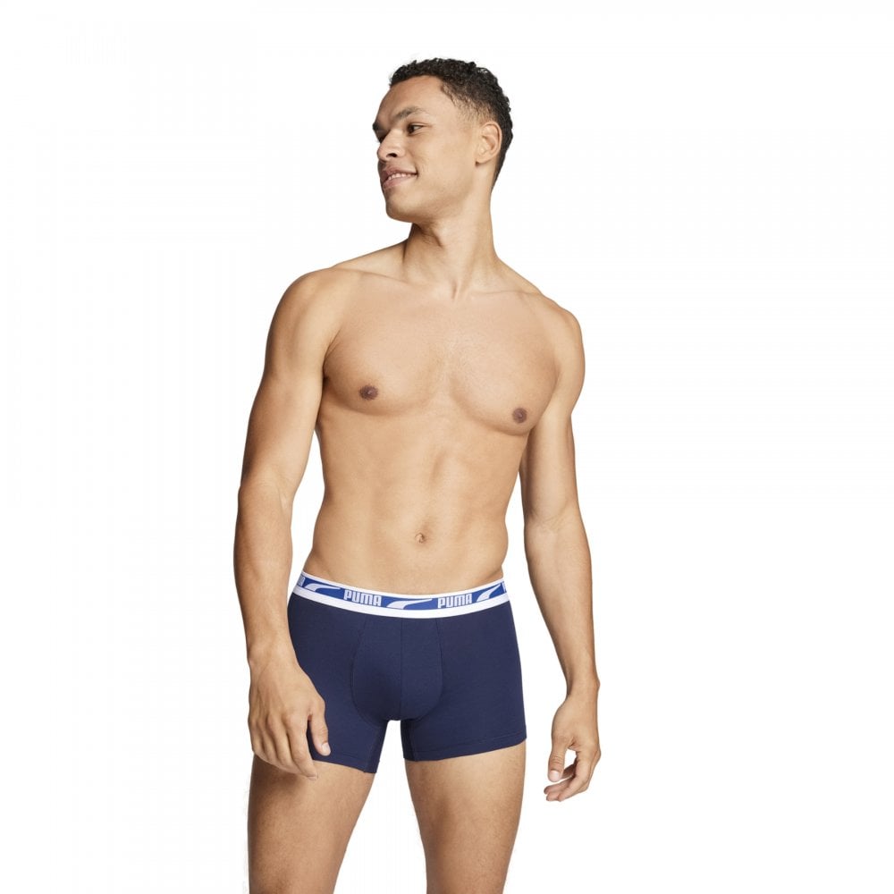 Puma Men Everyday Multi Logo Boxers 2 Pack