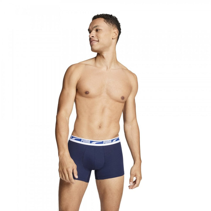 Puma Men Everyday Multi Logo Boxers 2 Pack