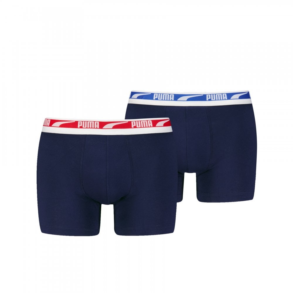 Puma Men Everyday Multi Logo Boxers 2 Pack