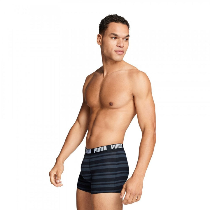 Puma Men Everyday Striped Boxers 2 Pack