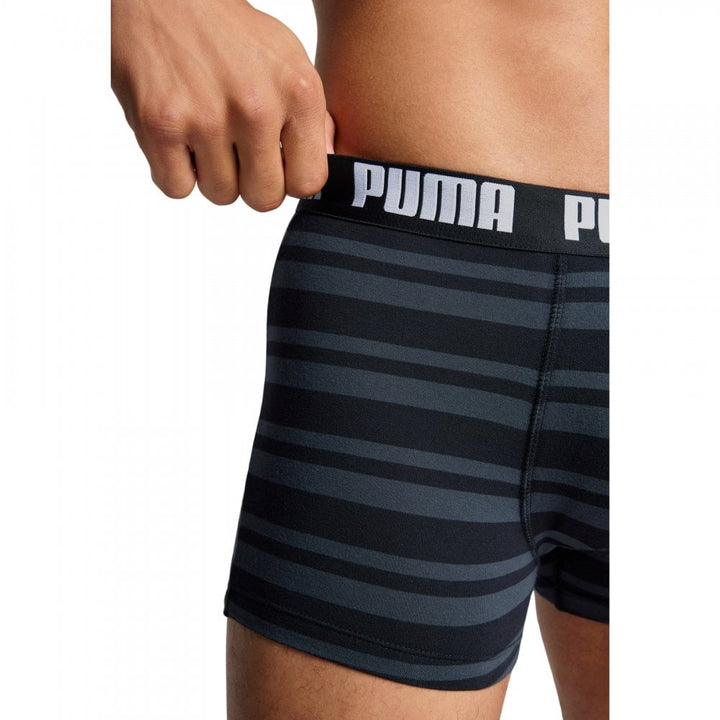 Puma Men Everyday Striped Boxers 2 Pack