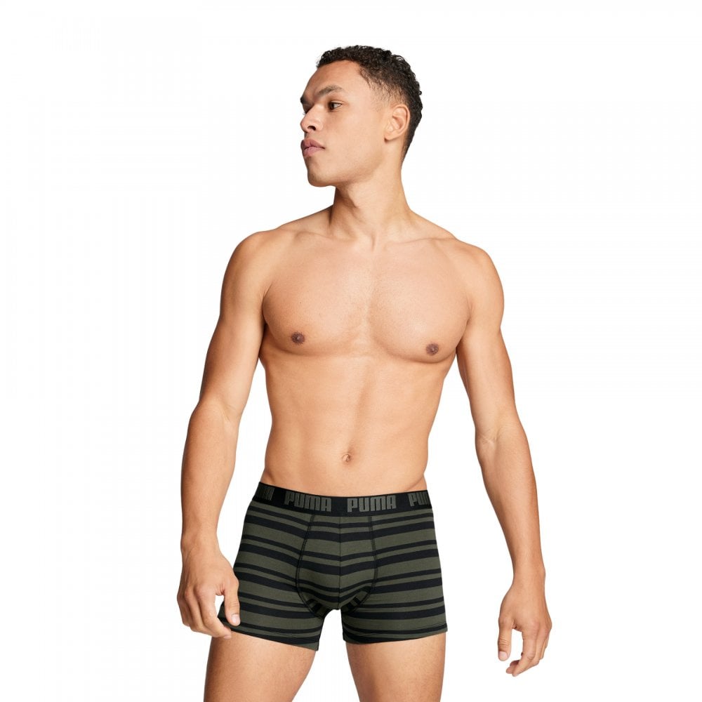 Puma Men Everyday Striped Boxers 2 Pack