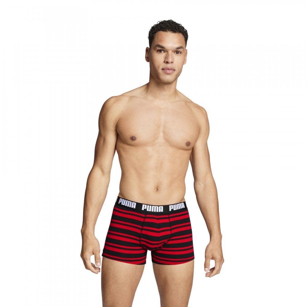 Puma Men Everyday Striped Boxers 2 Pack
