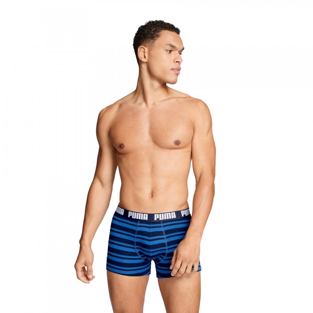Puma Men Everyday Striped Boxers 2 Pack