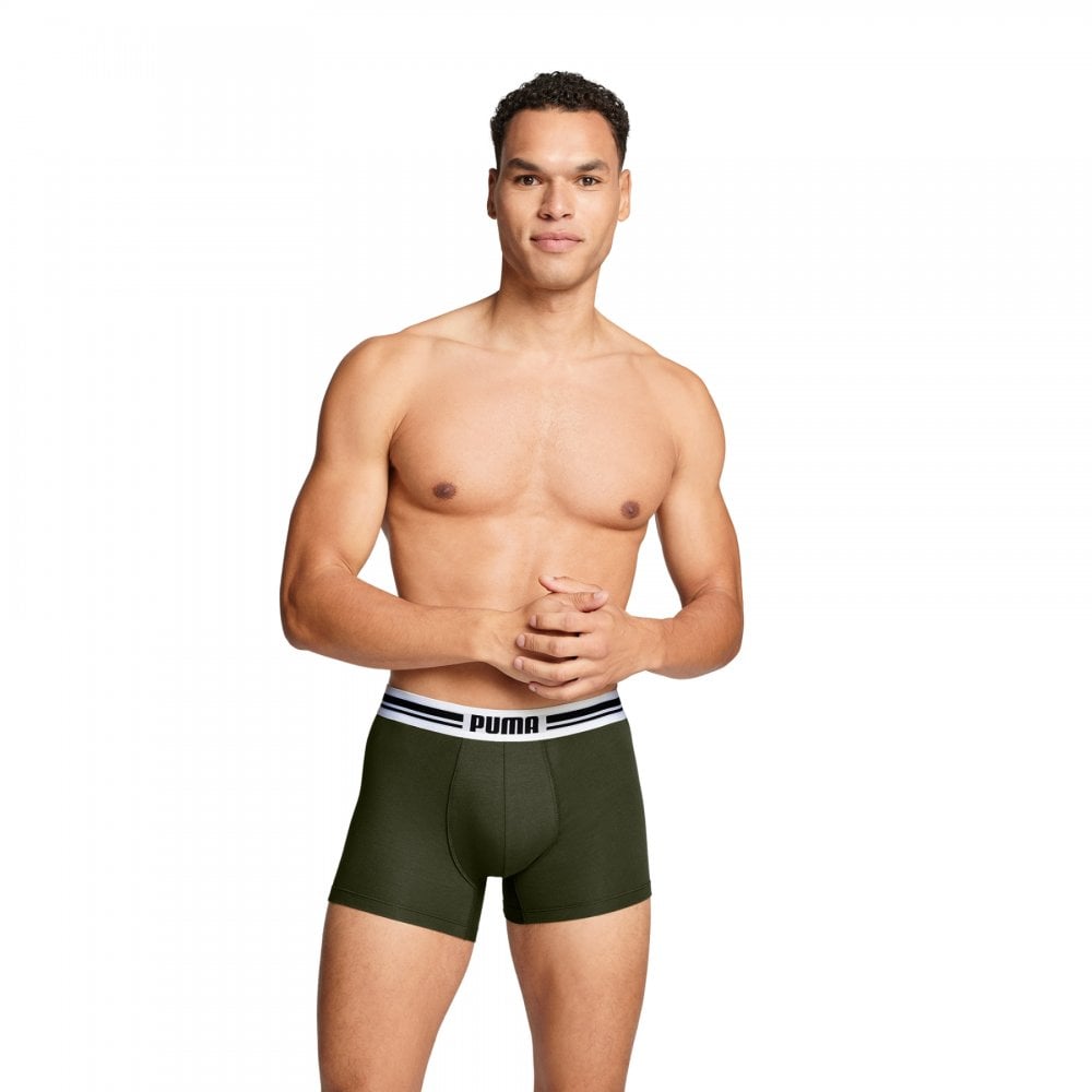 Puma Men Everyday Placed Logo Boxers 2 Pack