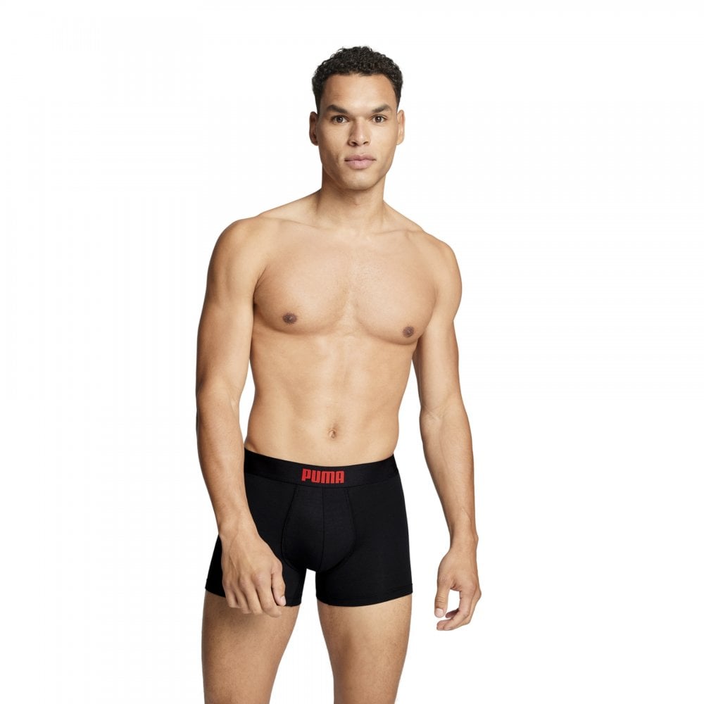 Puma Men Everyday Placed Logo Boxers 2 Pack