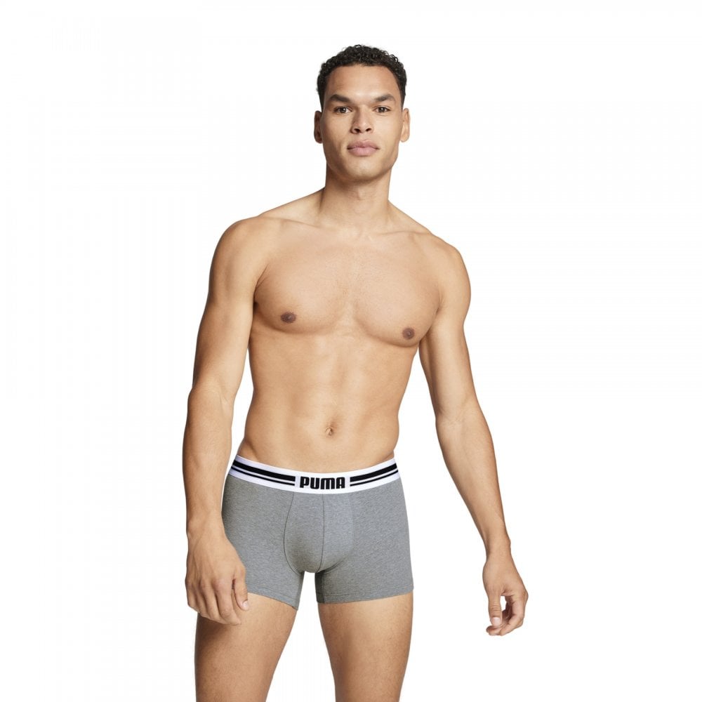 Puma Men Everyday Placed Logo Boxers 2 Pack