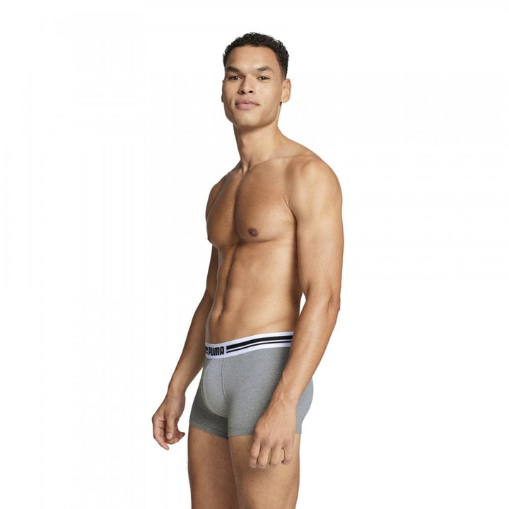 Puma Men Everyday Placed Logo Boxers 2 Pack