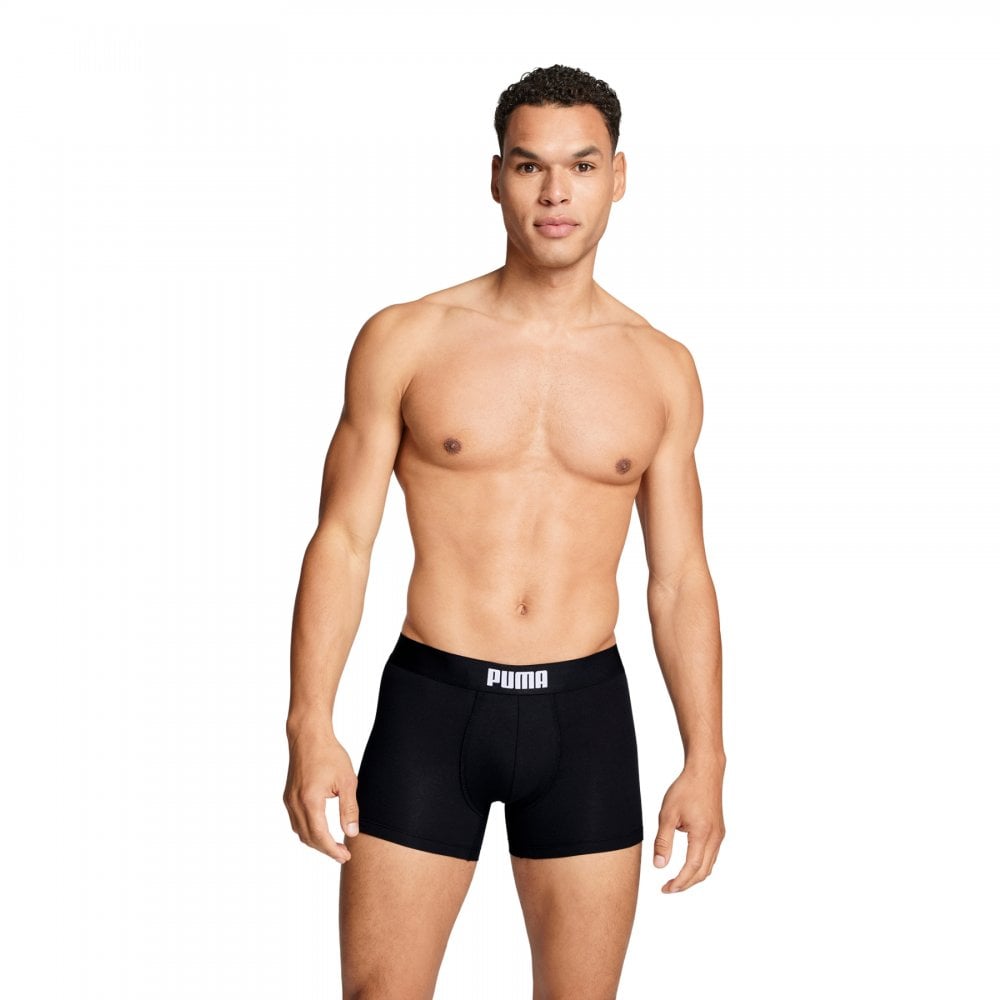 Puma Men Everyday Placed Logo Boxers 2 Pack