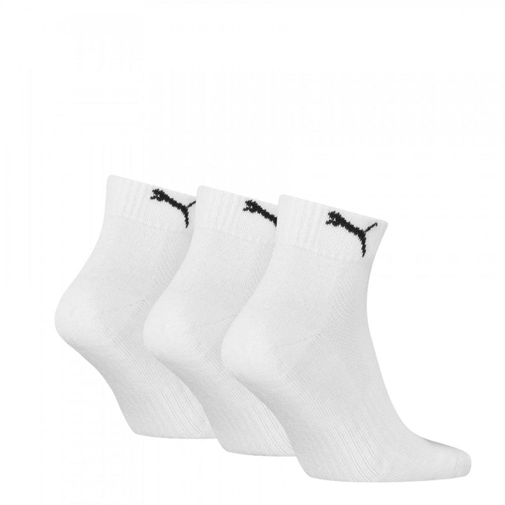 Puma Unisex Cushioned Quarter 3 Pack Socks