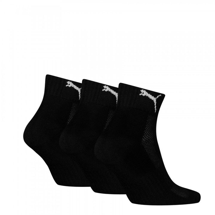 Puma Unisex Cushioned Quarter 3 Pack Socks