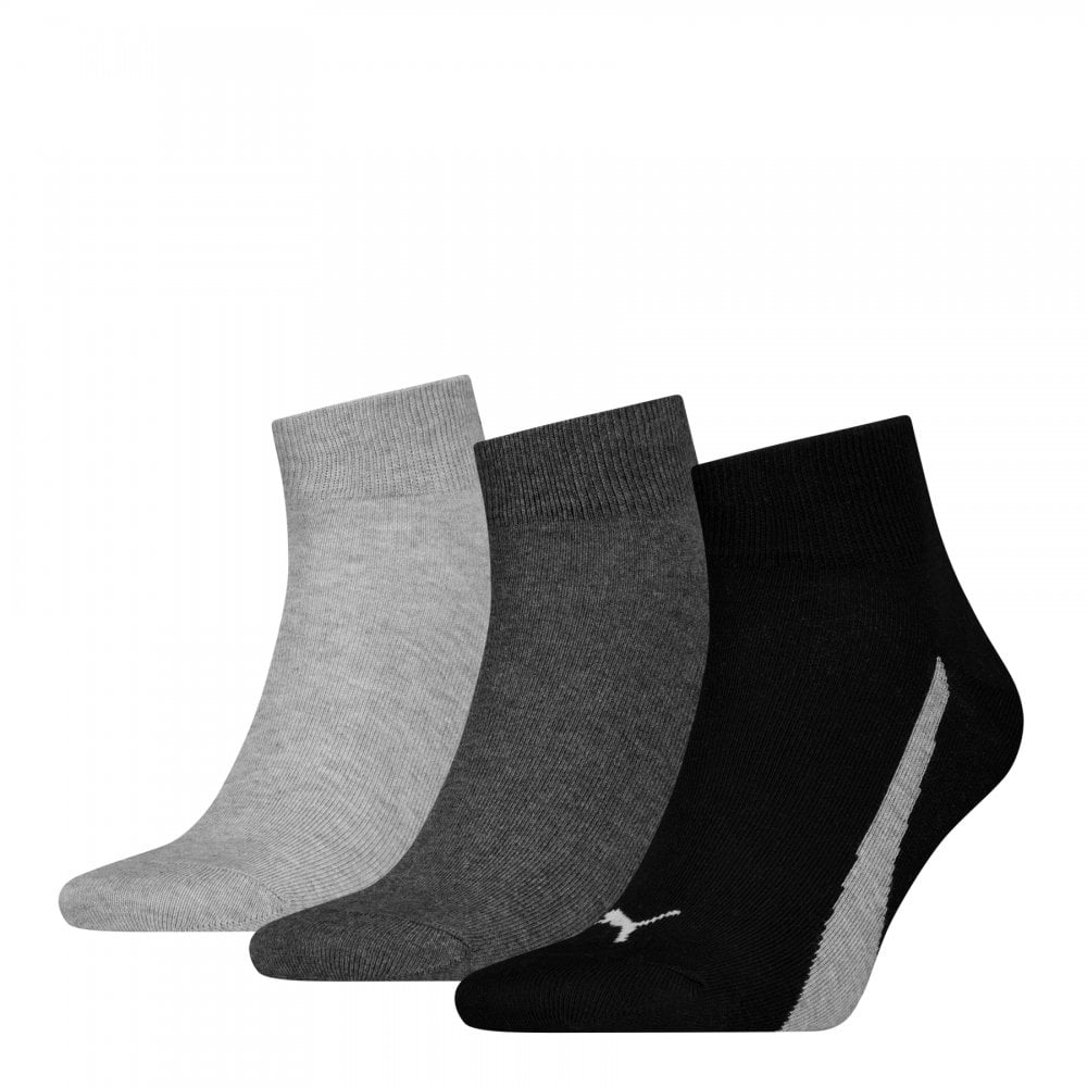 Puma Unisex Lifestyle Quarter 3 Pack Socks