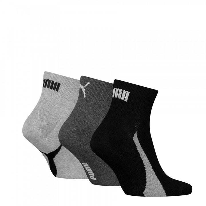 Puma Unisex Lifestyle Quarter 3 Pack Socks