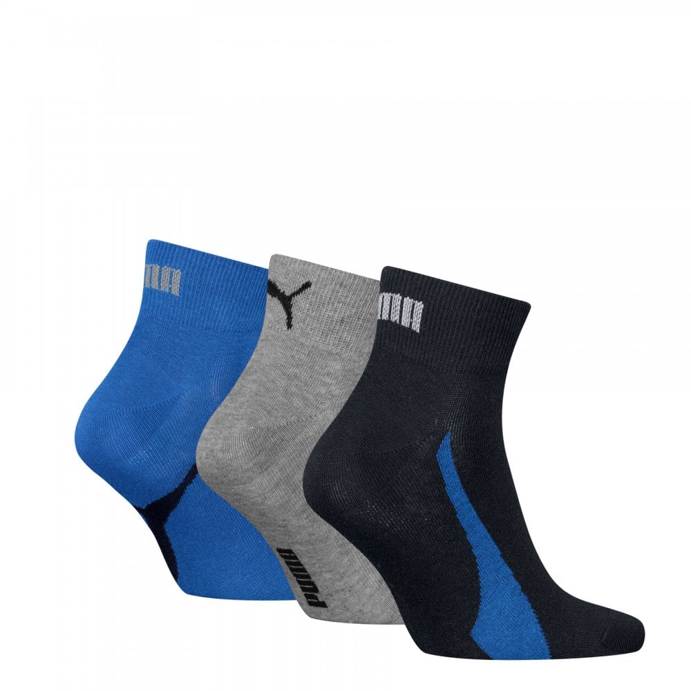 Puma Unisex Lifestyle Quarter 3 Pack Socks