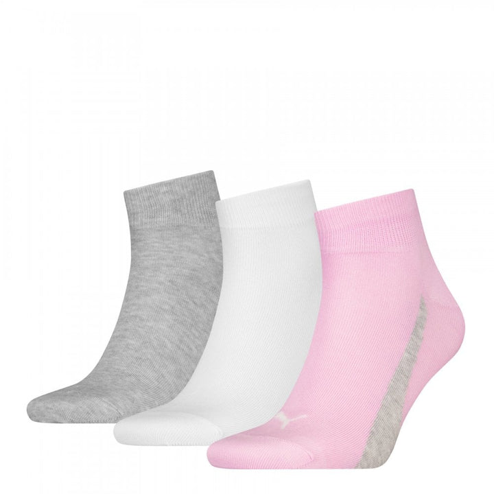 Puma Unisex Lifestyle Quarter 3 Pack Socks
