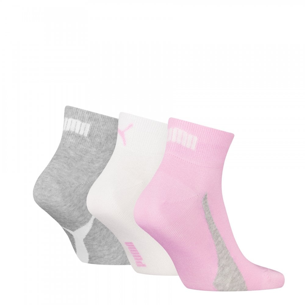 Puma Unisex Lifestyle Quarter 3 Pack Socks