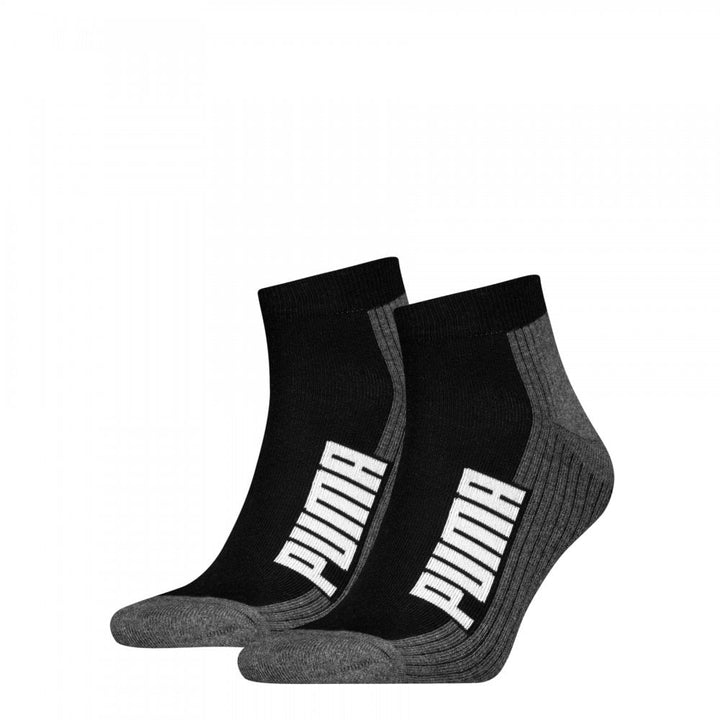 Puma Unisex Bwt Cushioned  Quarter 2 Pack Socks