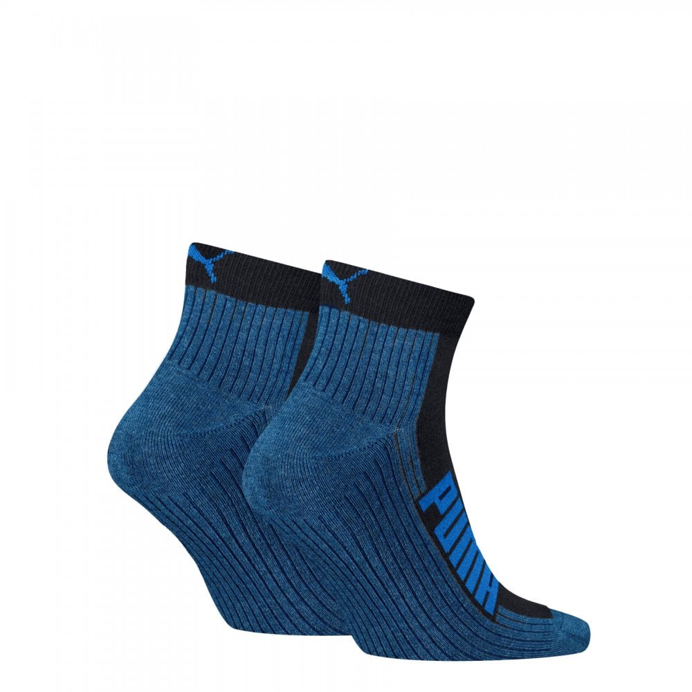 Puma Unisex Bwt Cushioned  Quarter 2 Pack Socks