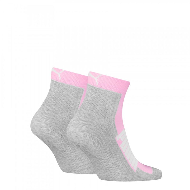 Puma Unisex Bwt Cushioned  Quarter 2 Pack Socks