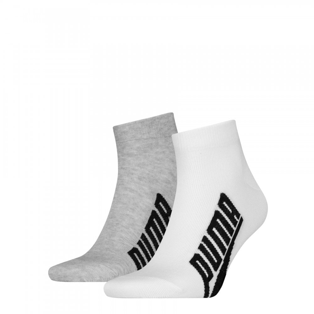 Puma Unisex Bwt Lifestyle Quarter 2 Pack Socks