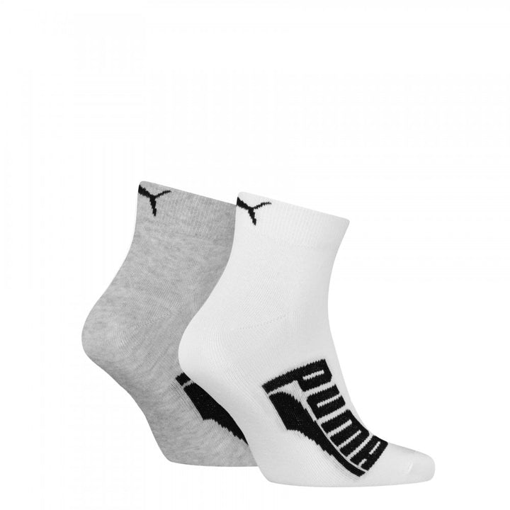 Puma Unisex Bwt Lifestyle Quarter 2 Pack Socks
