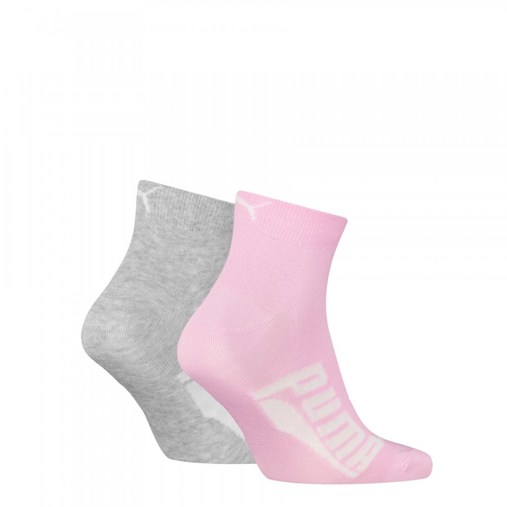 Puma Unisex Bwt Lifestyle Quarter 2 Pack Socks
