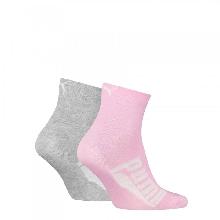 Puma Unisex Bwt Lifestyle Quarter 2 Pack Socks