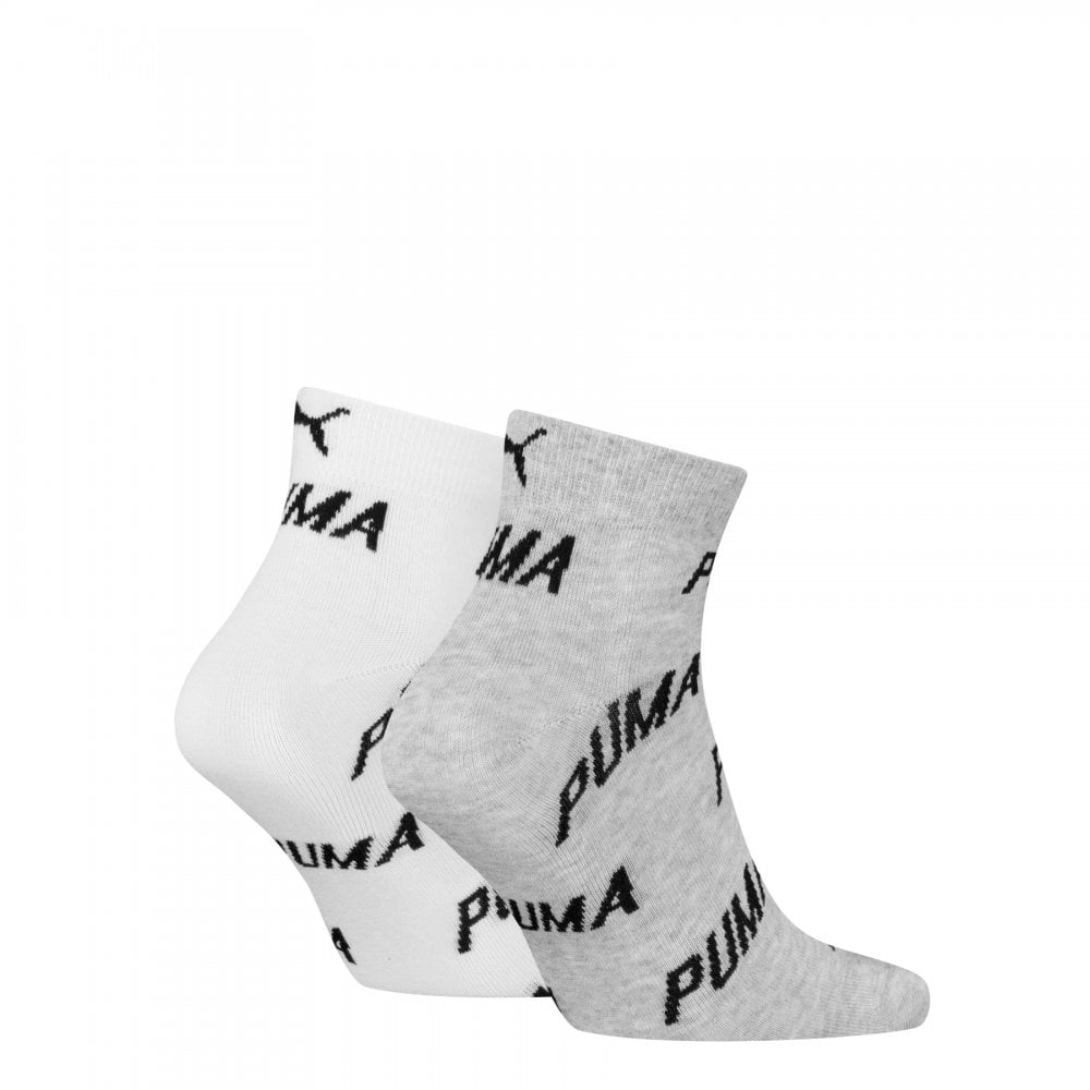 Puma Unisex Bwt Quarter 2 Pack Socks