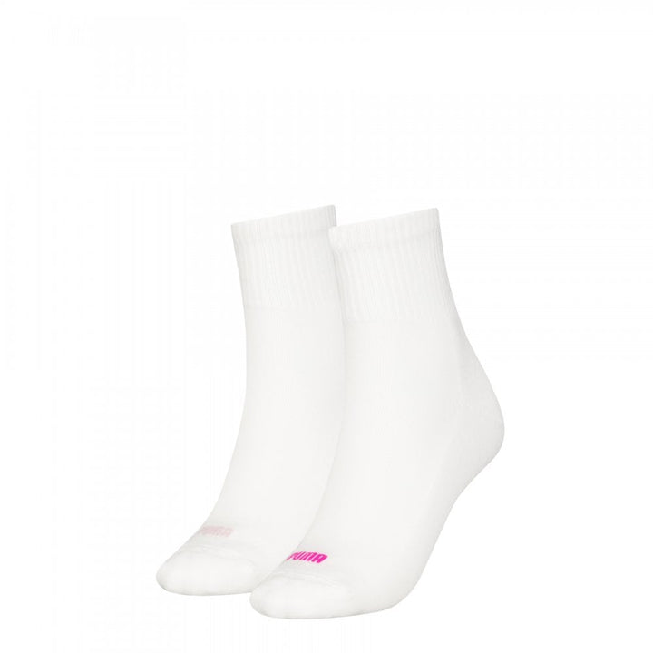Puma Women Heart Logo Short Crew 2 Pack Socks