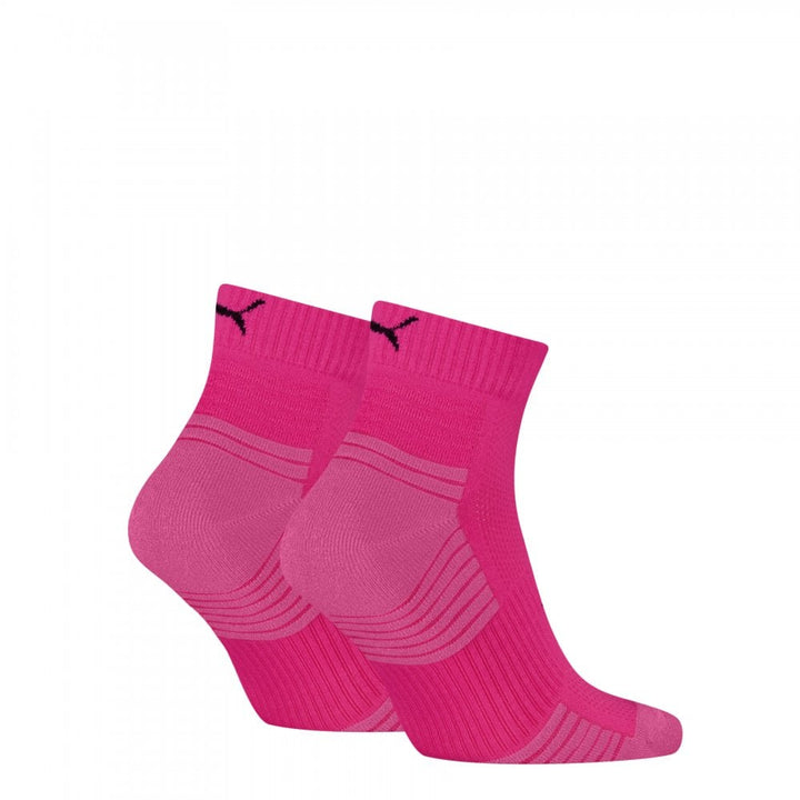 Puma Unisex Sport Cushioned Quarter 2 Pack Socks
