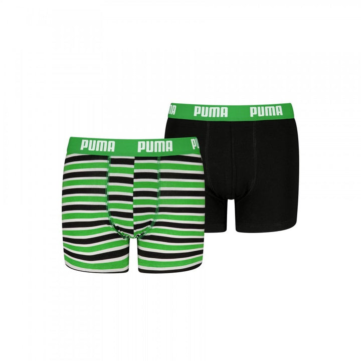 Puma Boys Everyday Striped Boxers 2 Pack