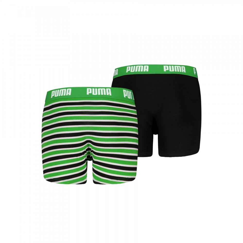 Puma Boys Everyday Striped Boxers 2 Pack