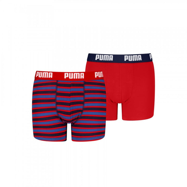 Puma Boys Everyday Striped Boxers 2 Pack