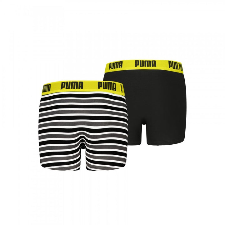 Puma Boys Everyday Striped Boxers 2 Pack