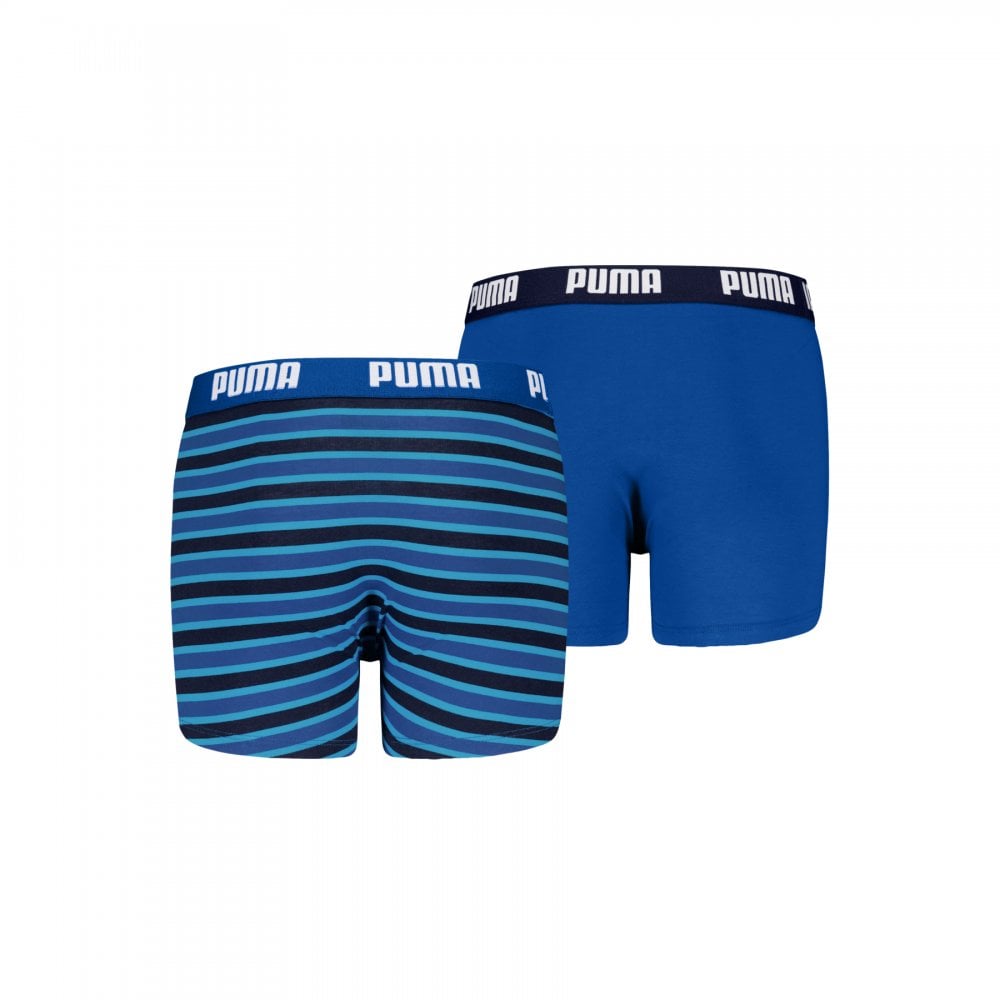 Puma Boys Everyday Striped Boxers 2 Pack