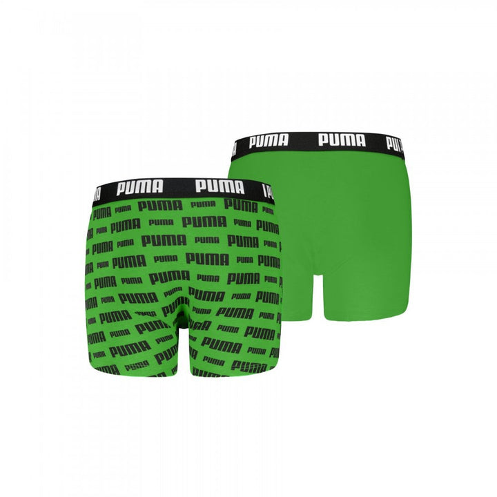 Puma Boys Everyday Logo Print Boxers 2 Pack