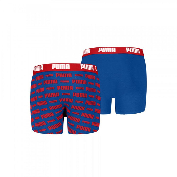 Puma Boys Everyday Logo Print Boxers 2 Pack