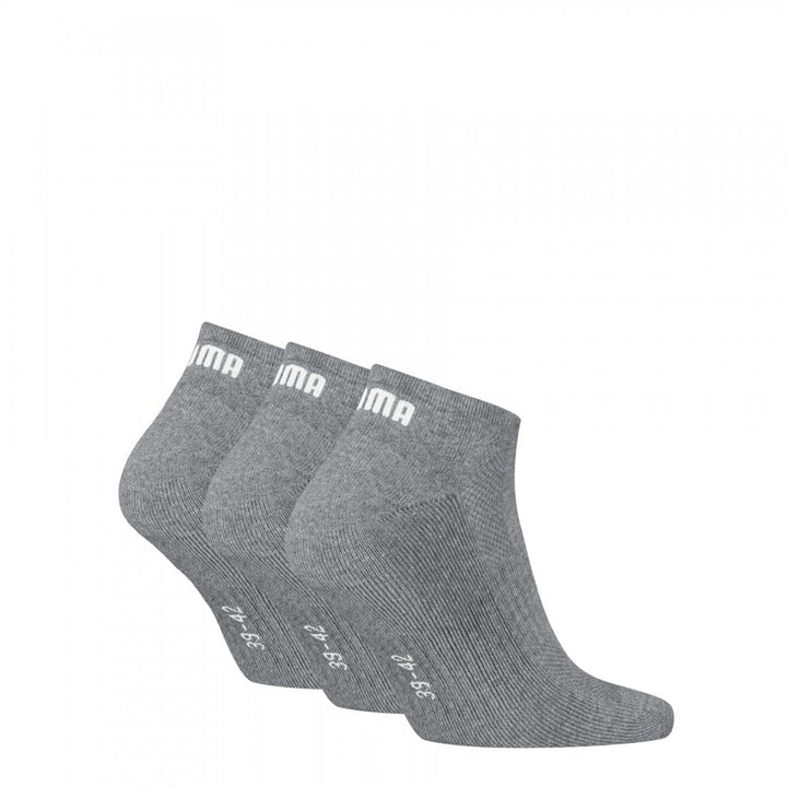 Puma Unisex Cushioned Sneaker 3 Pack Socks